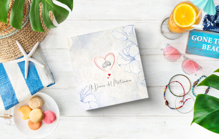 Diario del matrimonio cover rigida blu - Smart